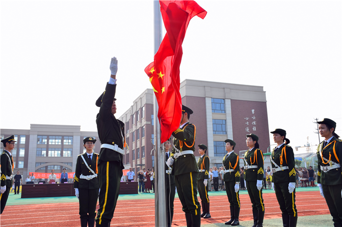 青春正向陽，號角已經吹響！丨北大培文蚌埠實驗學校舉行2020級新生軍訓開營儀式
